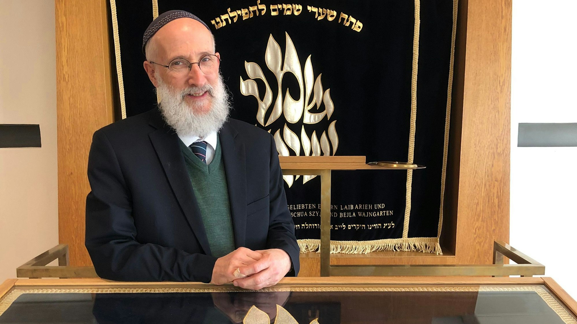 Schaut zufrieden auf die Zeit in Köln zurück: Rabbiner Yechiel Brukner. Er wird zunächst auch immer noch nach Köln pendeln.