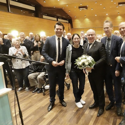 Auf dem Bild sind die führenden Politiker der Kreis-CDU zu sehen.