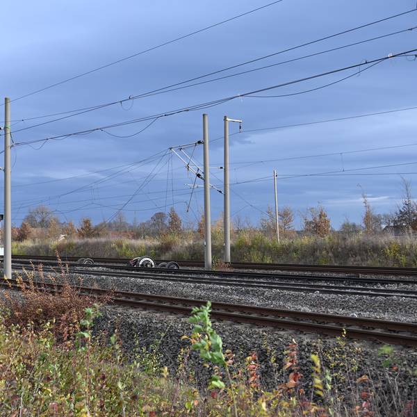Das Bild zeigt die geräumte Unfallstelle in Kerpen