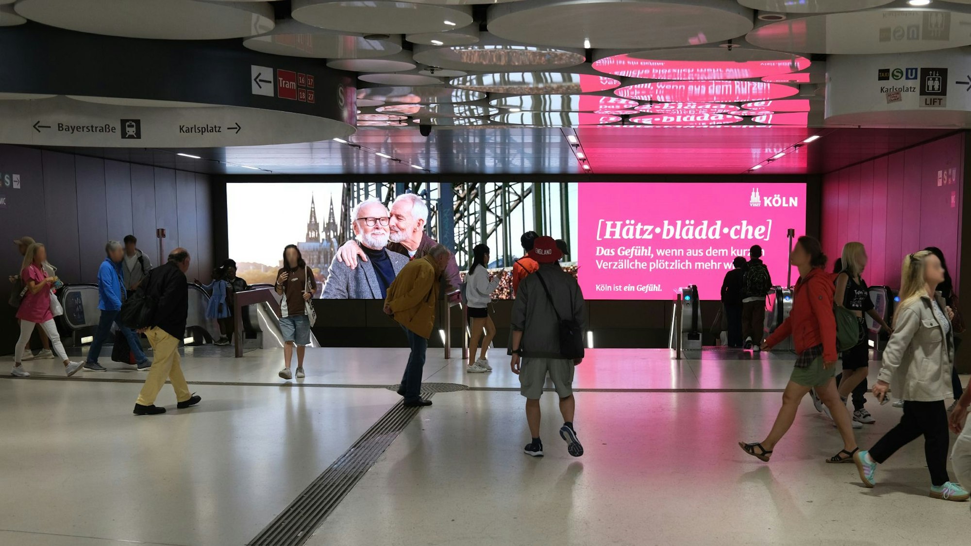 Köln-Tourismus Werbung.
