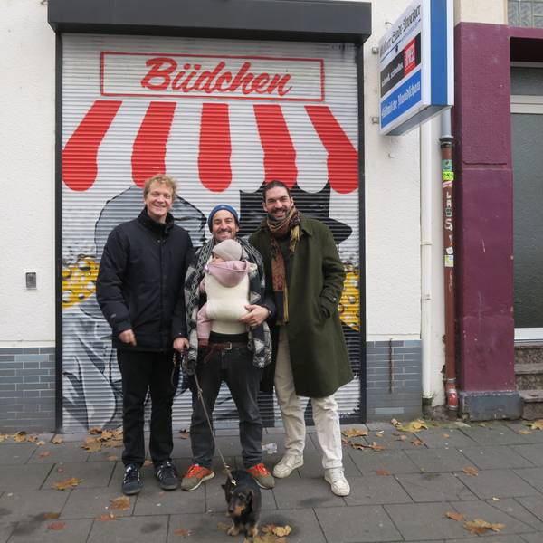 Die Drei vom Kiosk: Lukas Sorgalla, Carlo Sohn und Max Maubach (v. l.) wollen am 1. Dezember durchstarten.