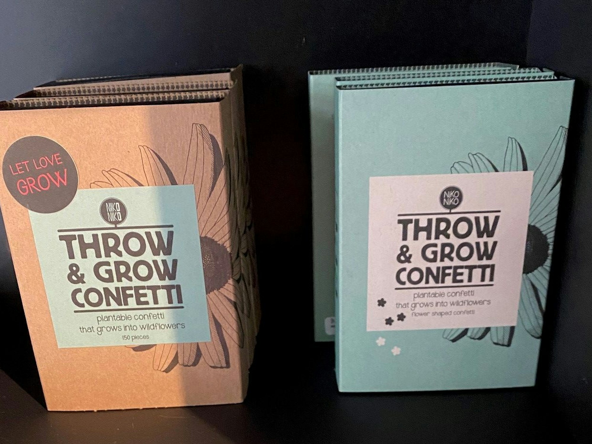 Das „Throw & Grow Confetti“, das im Museumsshop vom Kölnischen Stadtmuseum verkauft wird, ist bunt, aber umweltfreundlich.