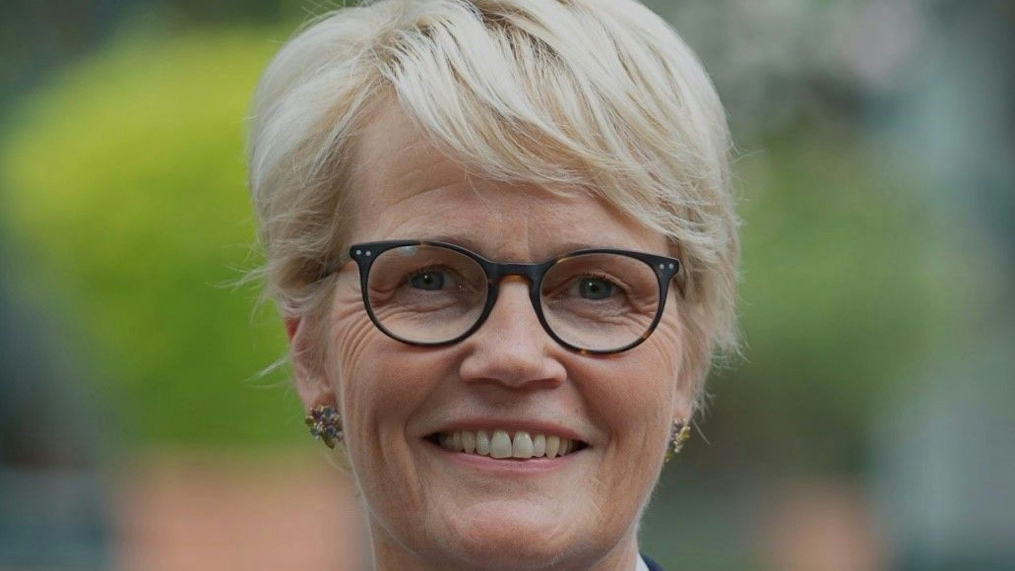 Das Bild zeigt die Fraktionsvorsitzende Angela Lindemann-Berk.