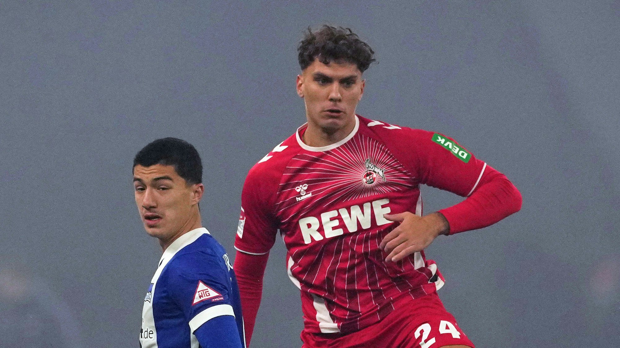 Körperlich robust, zweikampfstark und mutig: Youngster Julian Pauli (r.) hat sich beim 1. FC Köln einen Stammplatz erkämpft.