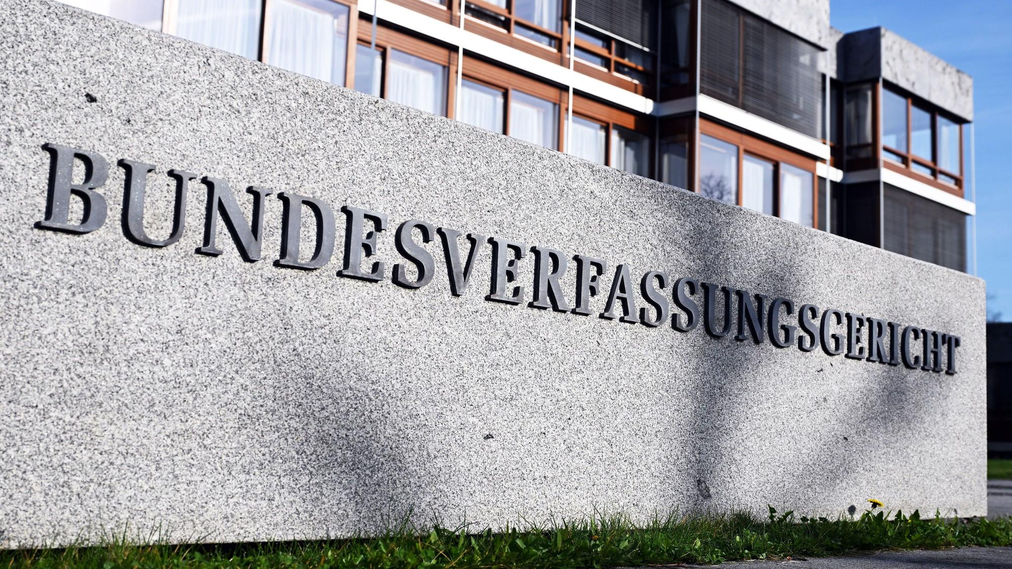 Das Bundesverfassungsgericht in Karlsruhe.