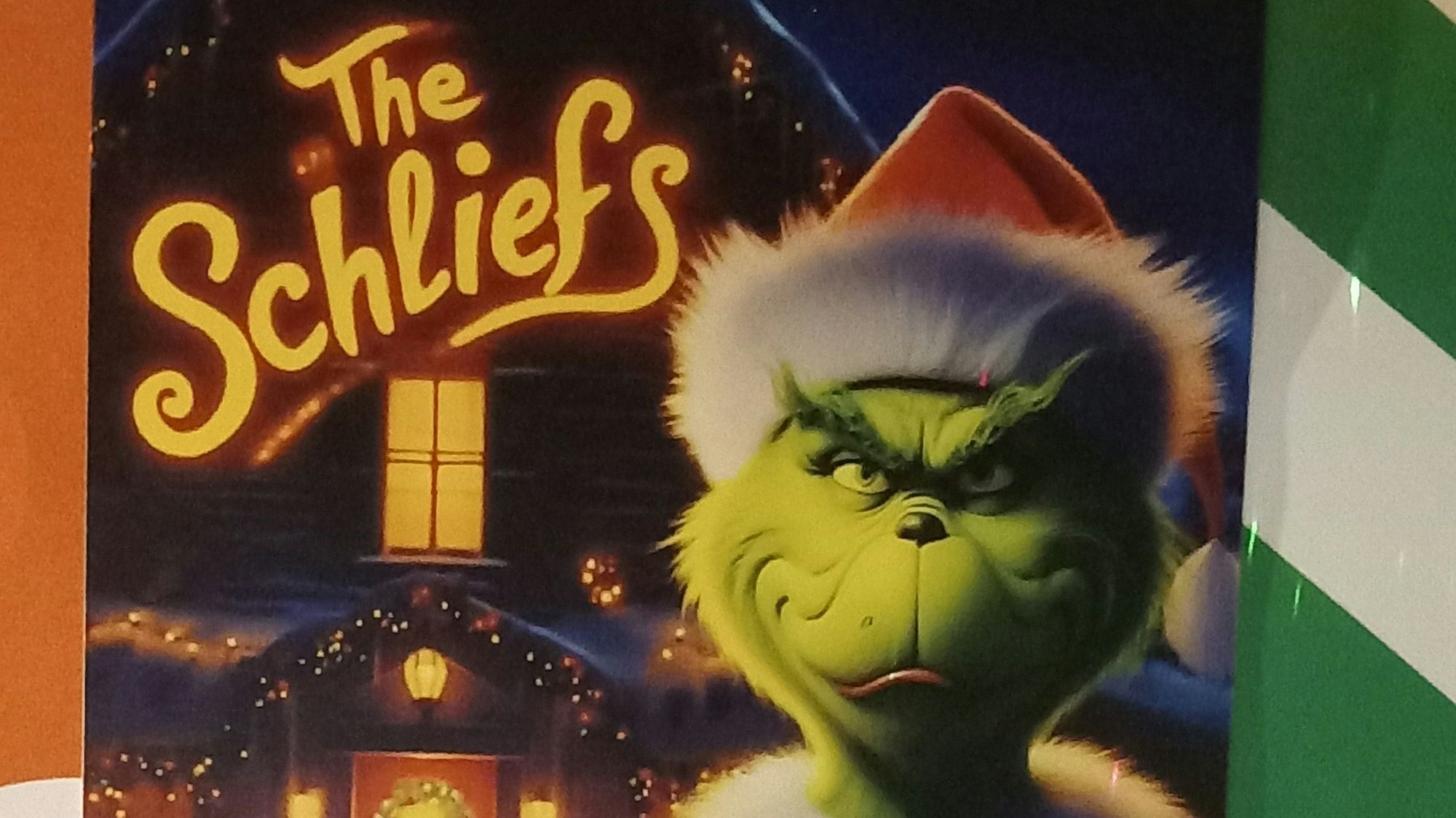 Der Grinch - von einem Fan aus Amerika gestaltet und hier auf eine Metallplatte gezogen.