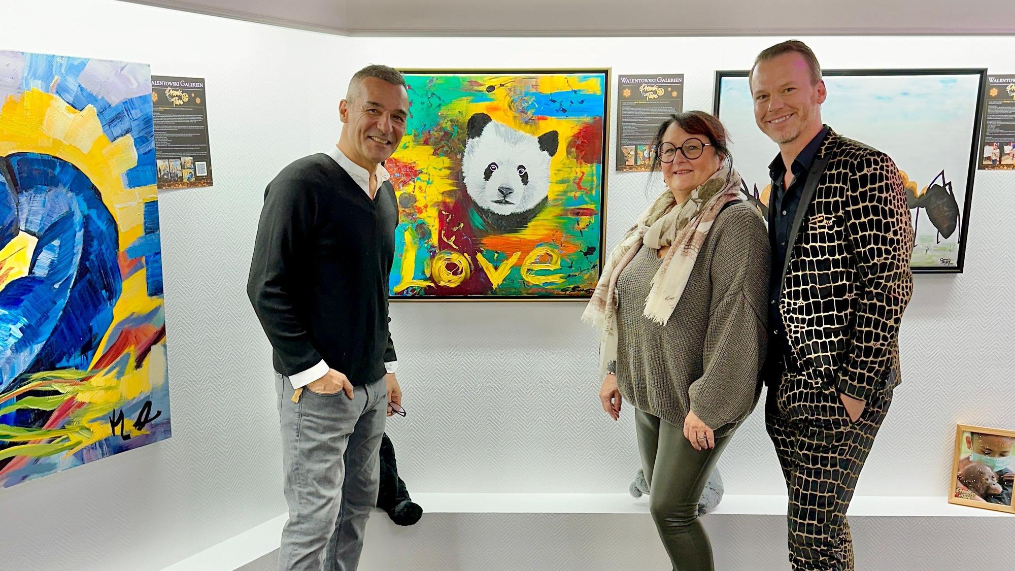 Bei der Vorstellung: (v.l.) Erol Sander, Karla Brandenburg und Christian Ehrlich