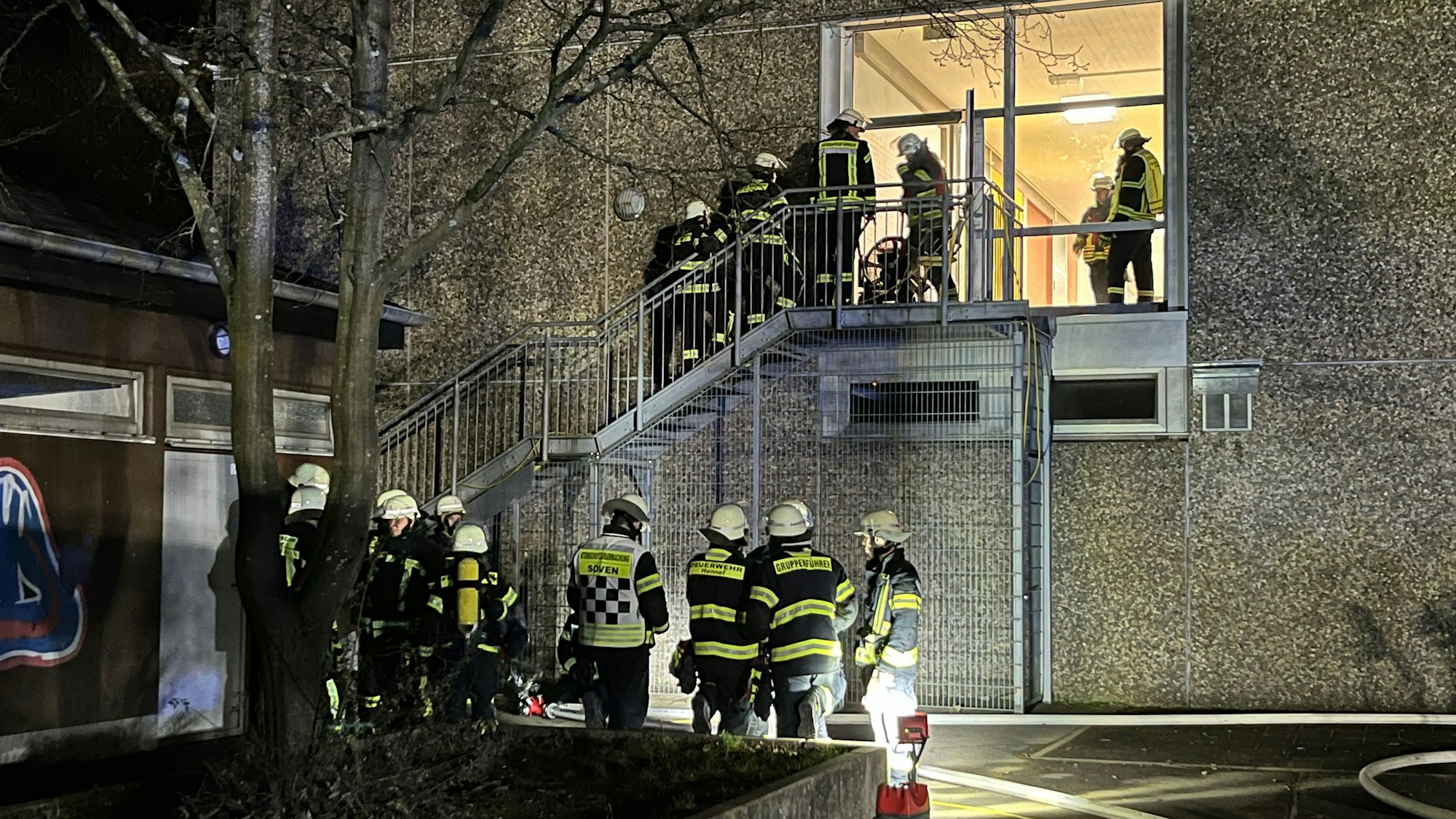 Zum dritten Mal innerhalb von drei Wochen hat es in der Förderschule Hanftalstraße gebrannt.
