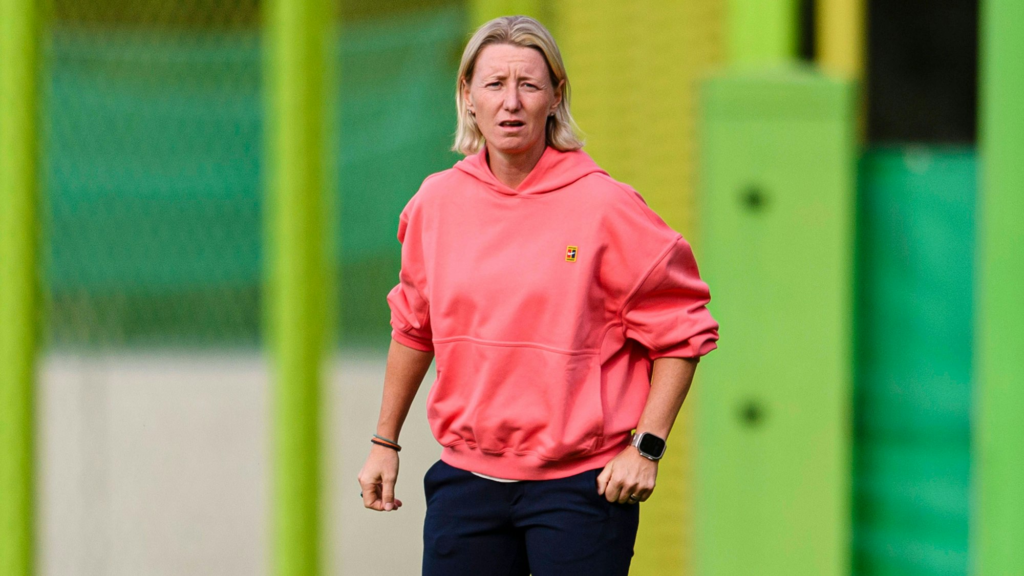 30.09.2023, Zurich, Heerenschürli, Women s Super League: FC Zürich - FC St.Gallen 1879, head coach Jacqueline Dünker Zürich Zurich Heerenschürli Zurich Switzerland *** 30 09 2023, Zurich, Heerenschürli, Women s Super League FC Zurich FC St Gallen 1879, head coach Jacqueline Dünker Zurich Zurich Heerenschürli Zurich Switzerland PUBLICATIONxNOTxINxSUI Copyright: xJustPictures.ch/MarcioxMachadox