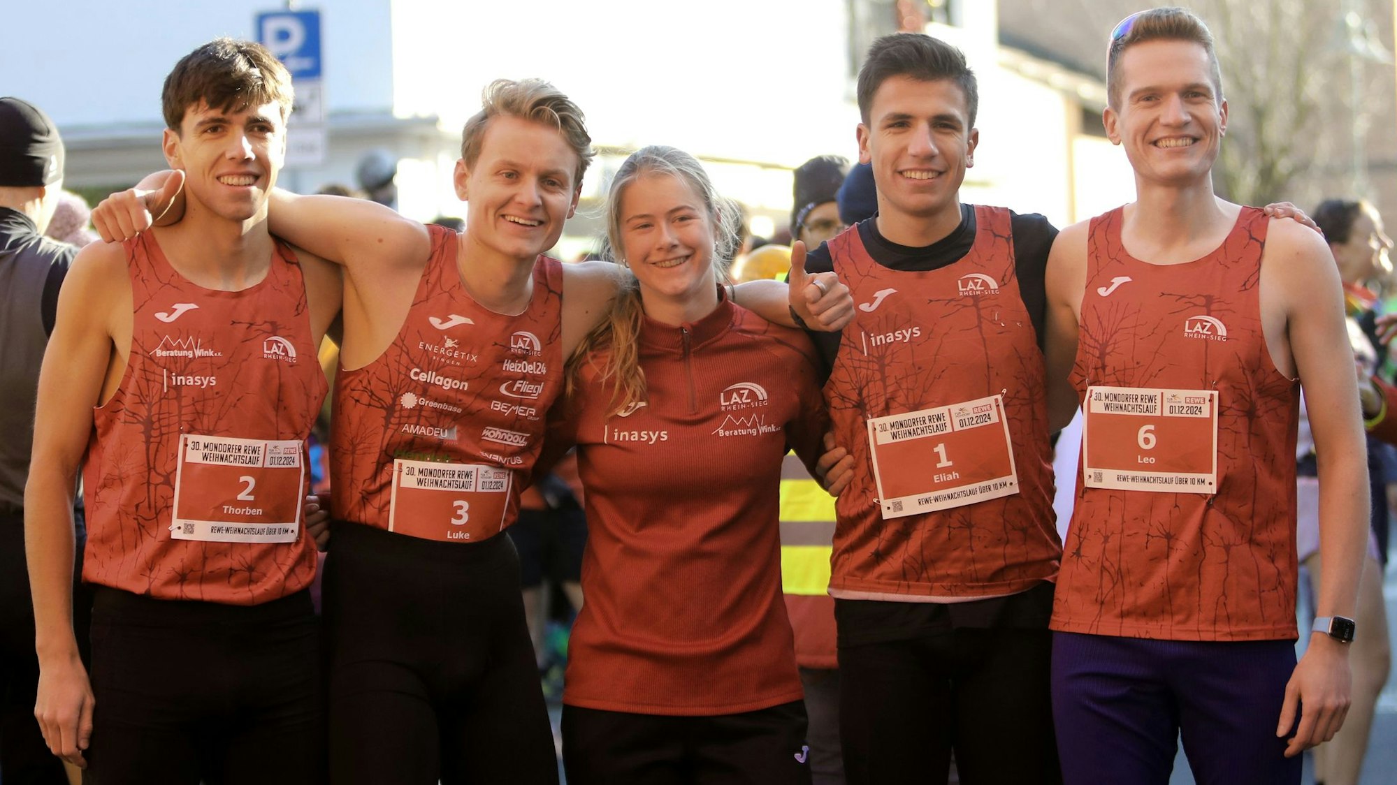 LAZ-Läufer beim 30. Mondorfer Rewe-Weihnachtslauf