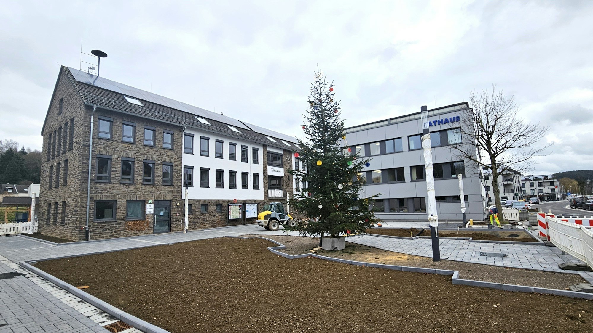 Blick auf das Rathaus in Kall