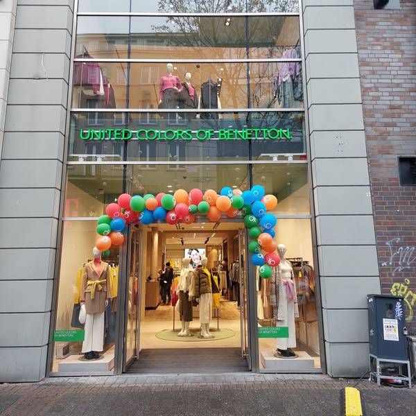 Benetton hat sich wieder an der Schildergasse angesiedelt.