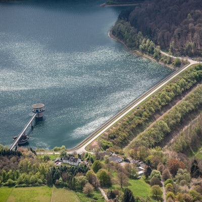 Damm der Dhünntalsperre