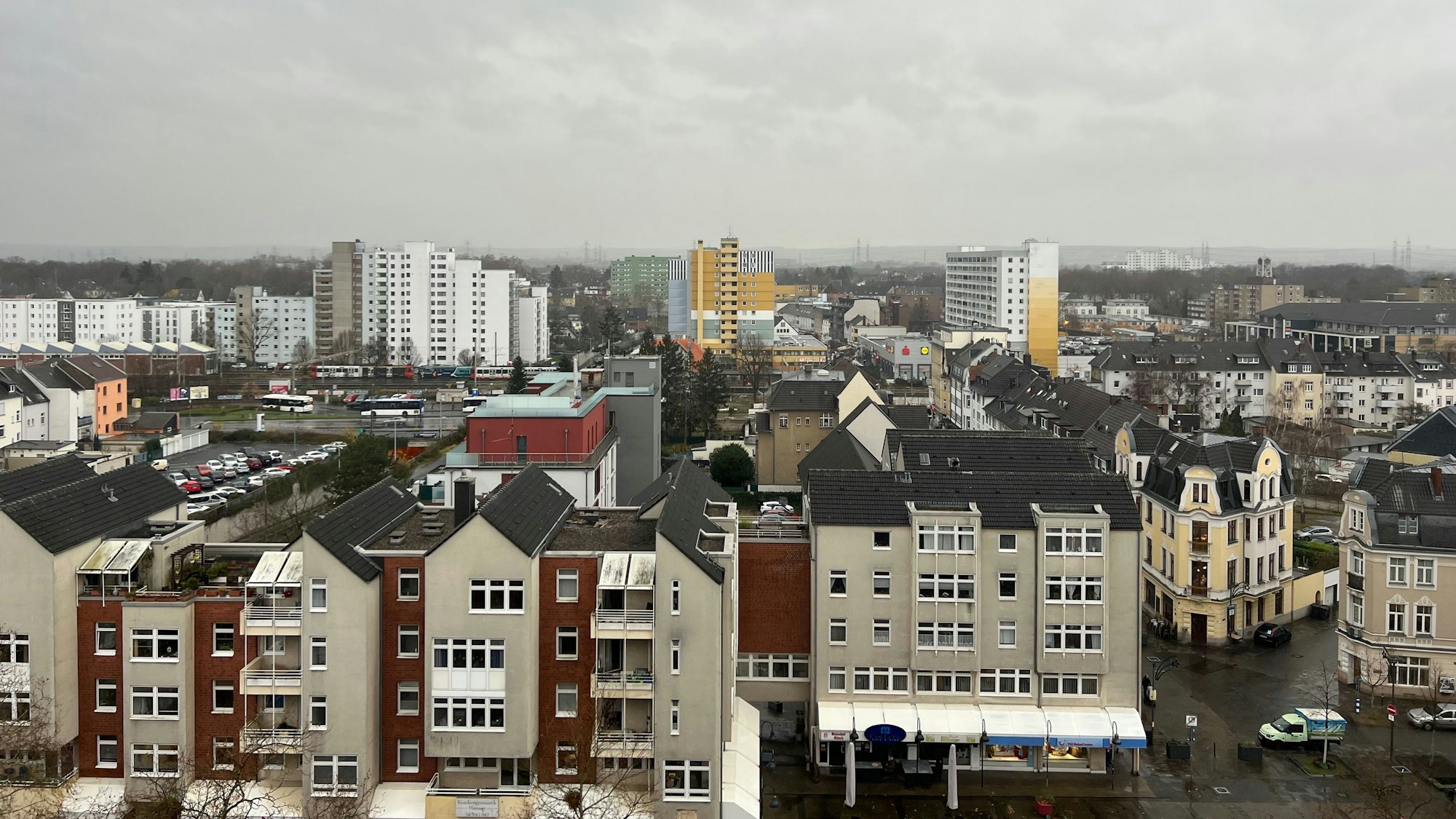 Auf dem Foto sind Teile Wesselings zu sehen.