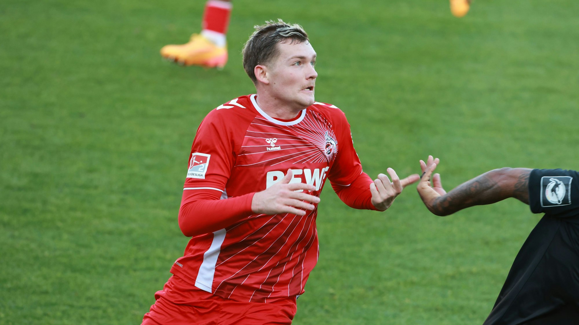 Testspiel im Franz-Kremer-Stadion, 1. FC Köln vs. Alemanmia Aachen,Luca Kilian (1. FC Köln), 26.11.2024, Bild: Herbert Bucco