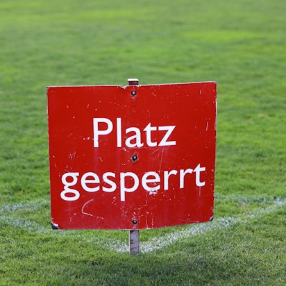 Der Platz des SV Rödinghausen ist gesperrt.