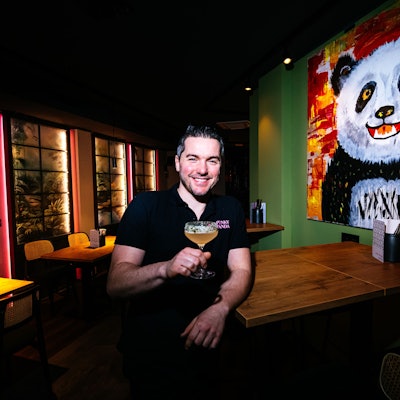 Stephan Hinz und der „Punky Panda“.