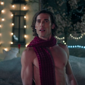 Hot Frosty. Dustin Milligan as Jack Snowman in Hot Frosty. Cr. Courtesy of Netflix