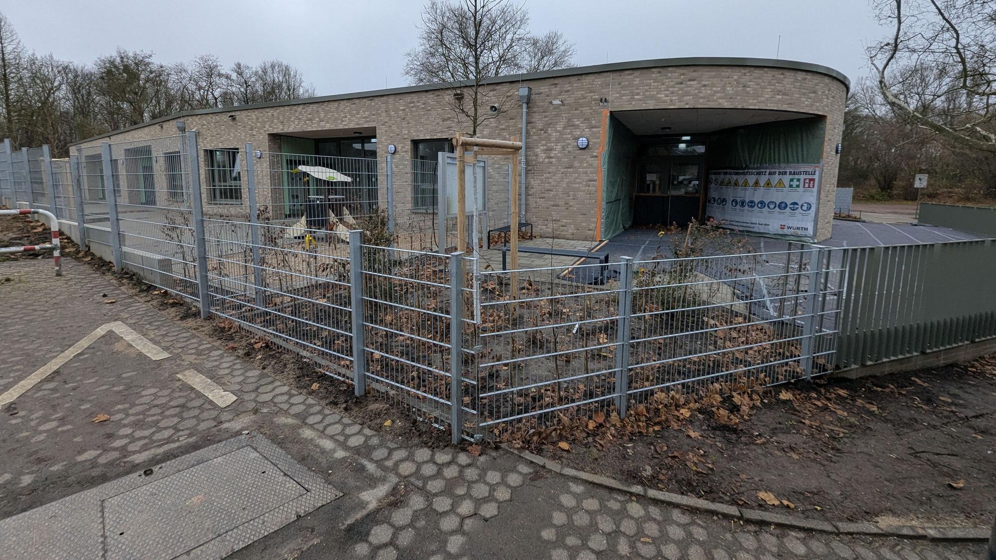 Das Foto zeigt den Neubau der Kita Burgwichtel in Kendenich.