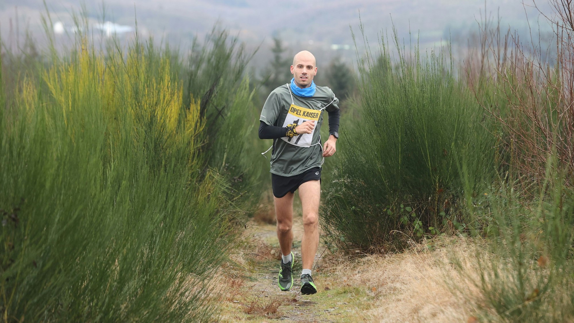 Szene aus einem Berglauf