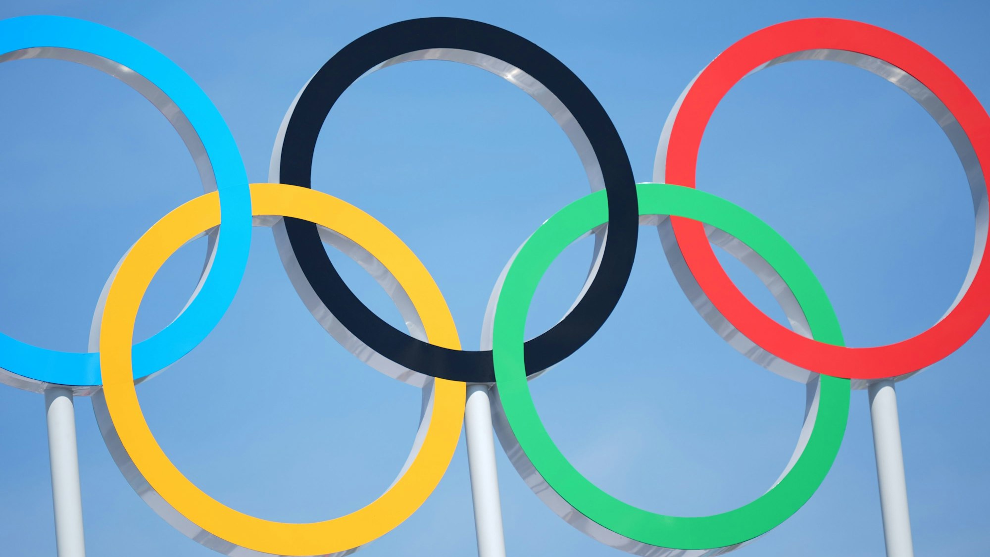 Olympia, Paris 2024, Blick auf die olympischen Ringe. (Archivbild)