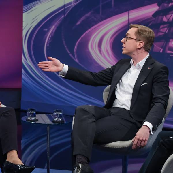 Maischberger am 10.12.2024: Philipp Amthor (r.) und Beatrix von Storch