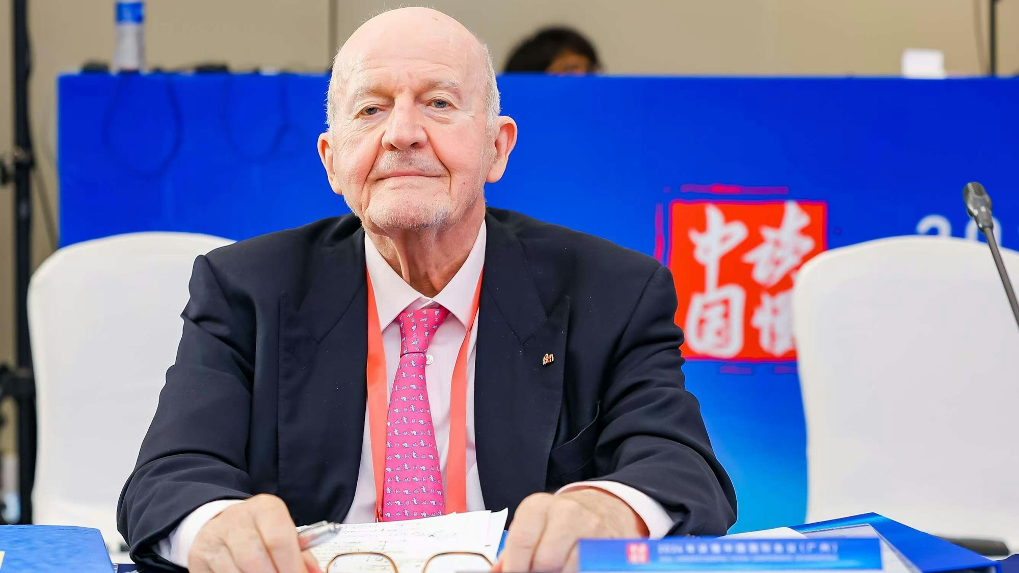 Peter Jungen 2024 auf einem Panel zu China und der EU