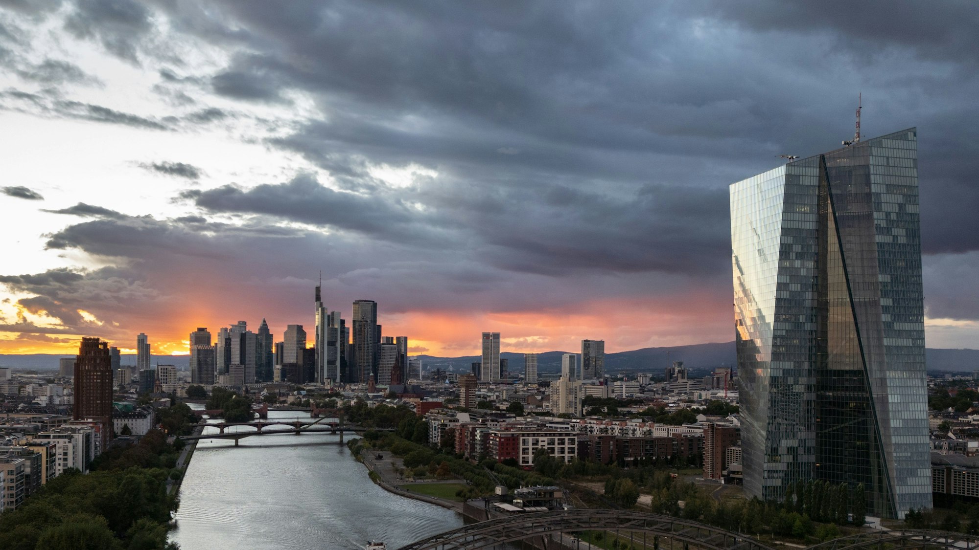 Die Europäische Zentralbank (EZB) in Frankfurt am Main.