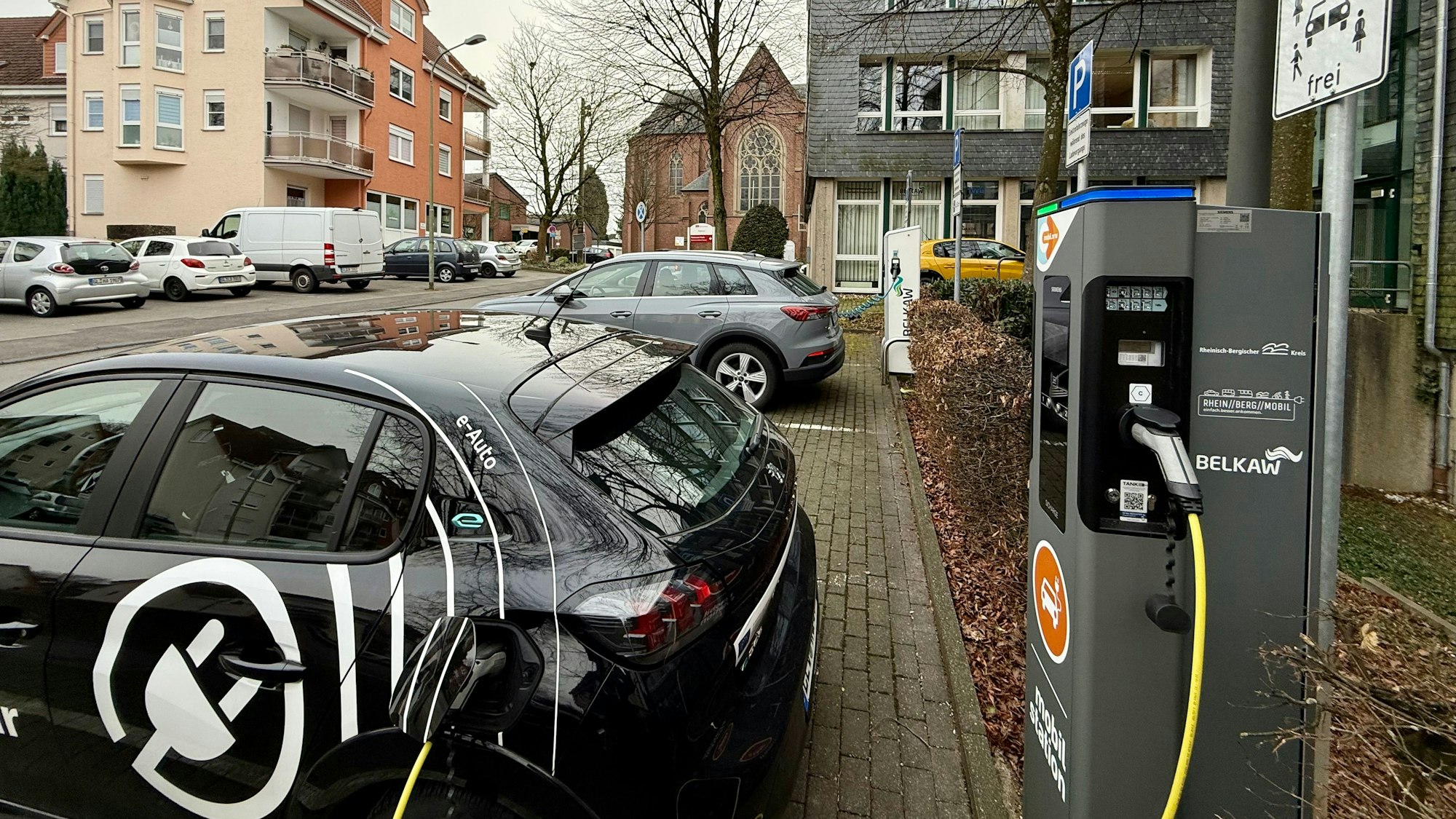 Ladesäulen am Rathaus in Burscheid