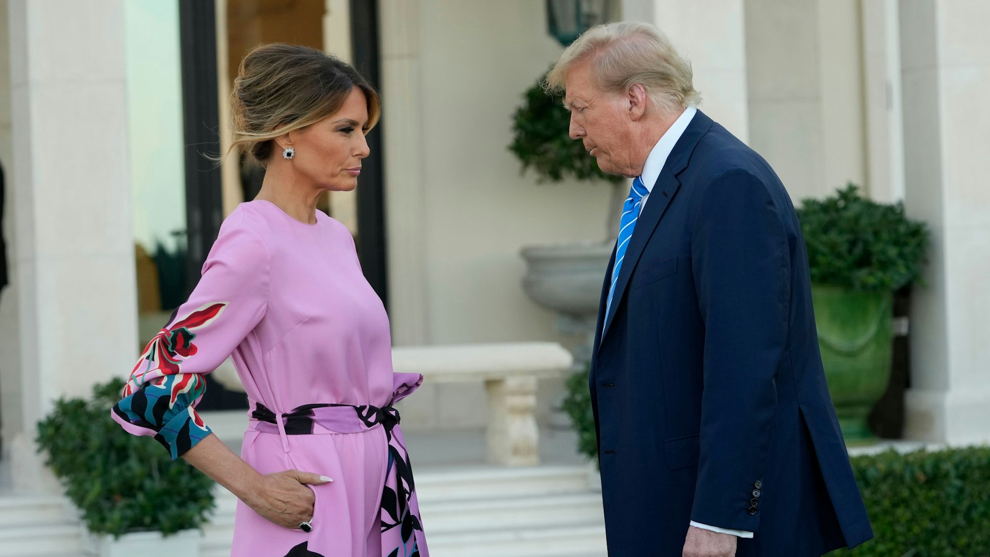 Melania und Donald Trump bei einer Spendengala im Frühjahr. (Archivbild)