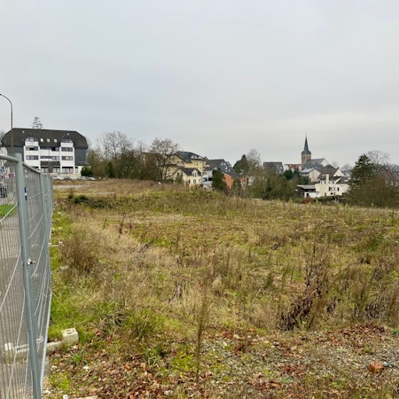 Die Brache an der Montanusstraße in Burscheid