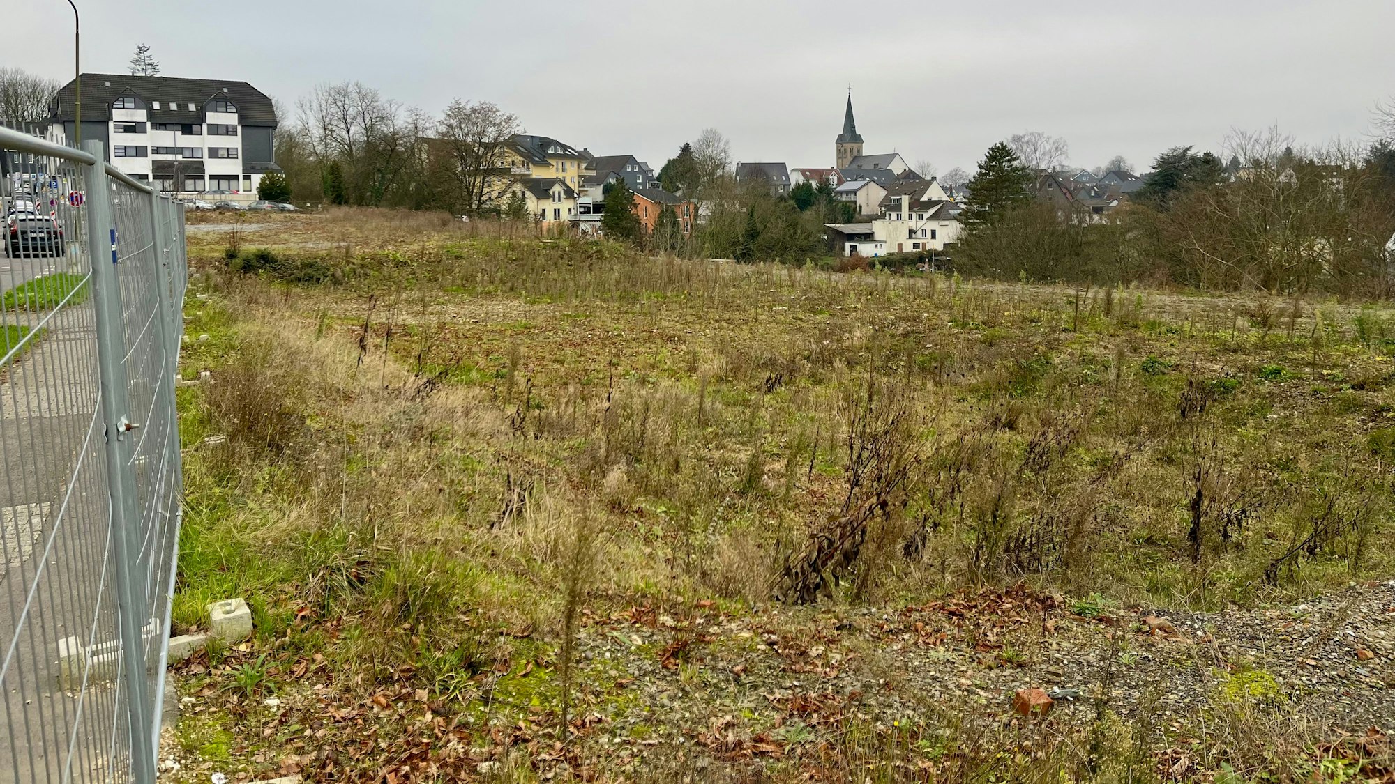 Die Brache an der Montanusstraße in Burscheid