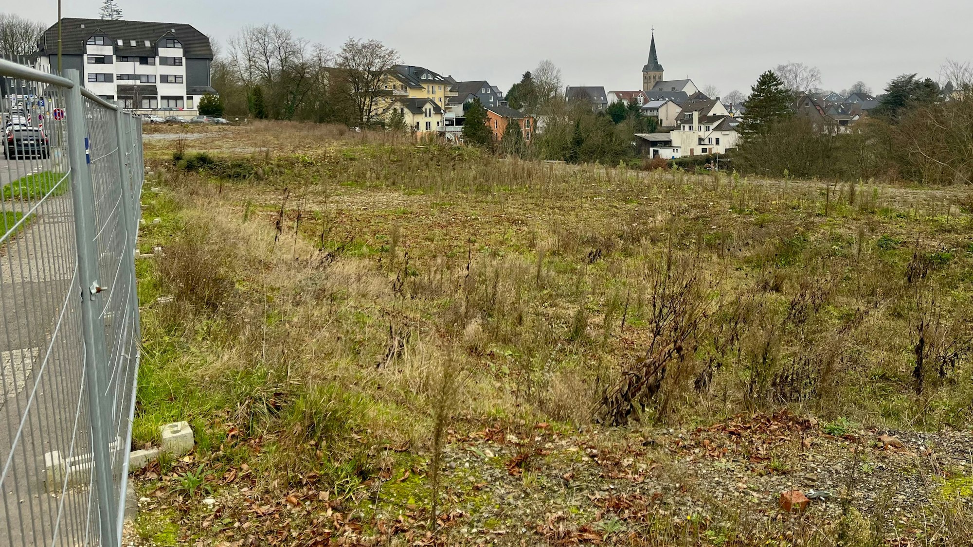 Die Brache an der Montanusstraße in Burscheid