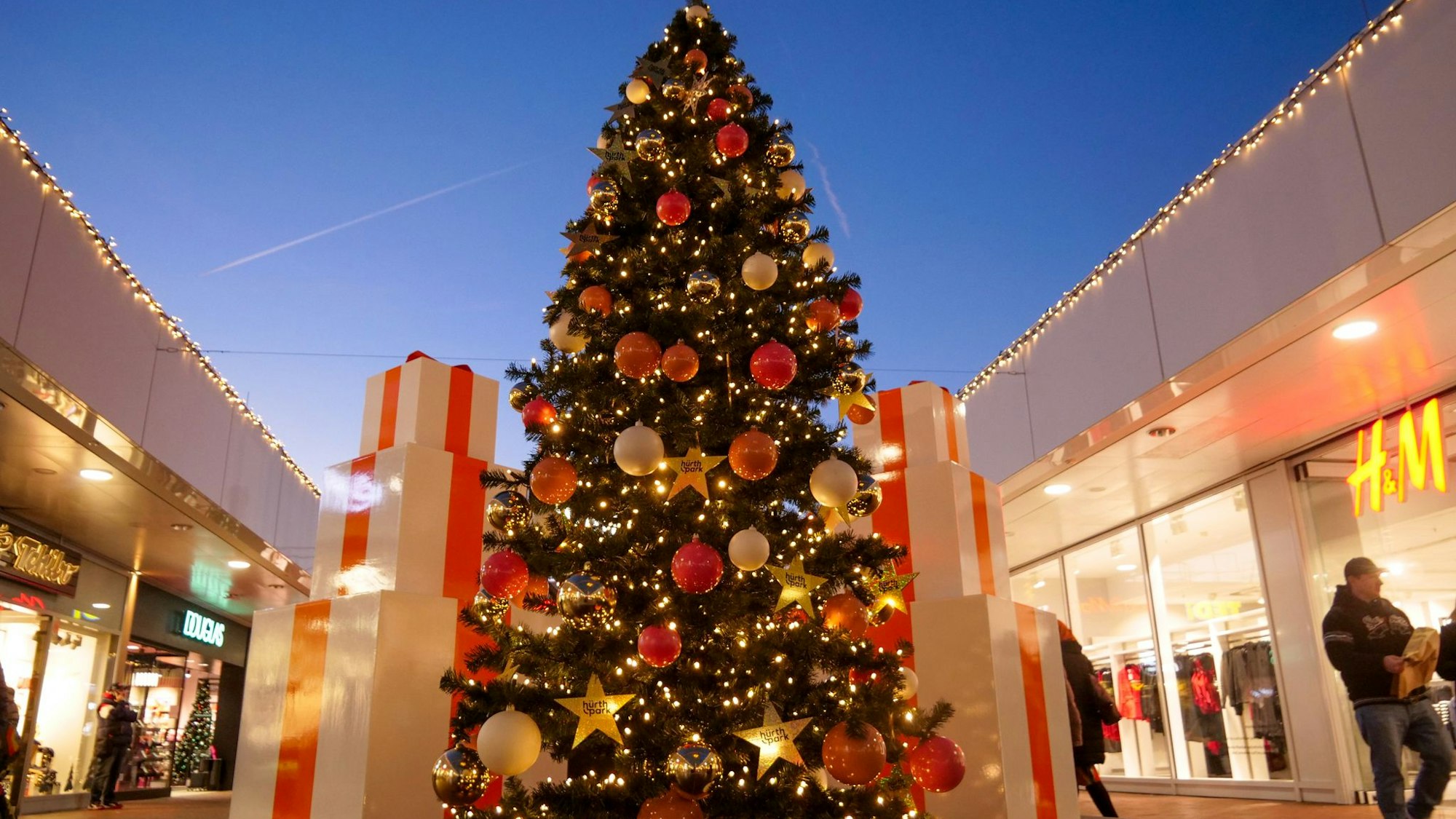 Ein Einkaufszentrum in Hürth.