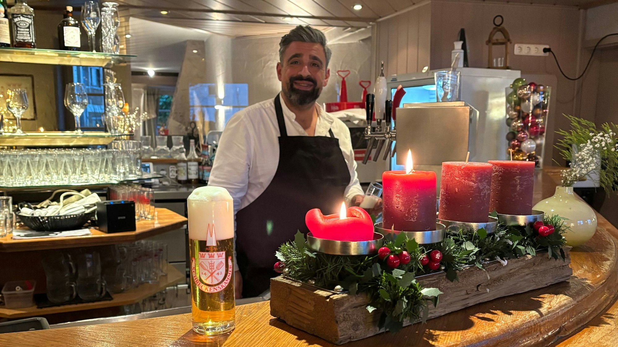 Die Kölschbar Riccardo Cogliano hat mit der Kölschbar ein zweites Standbein