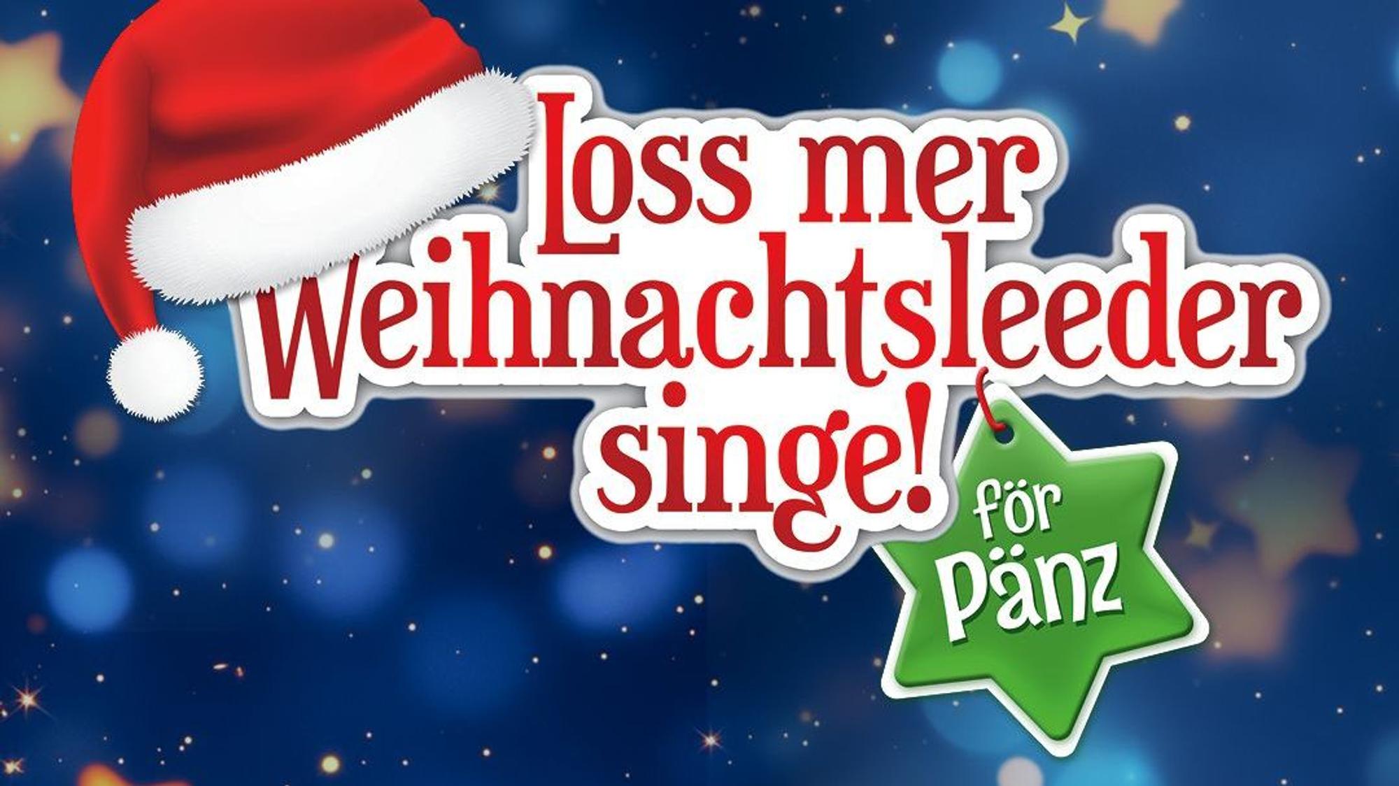 Logo "Loss mer Weihnachtsleeder singe för Pänz"