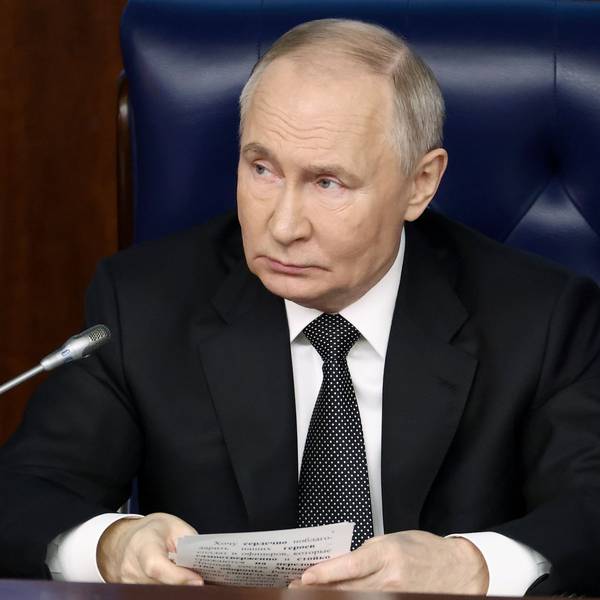 Der russische Präsident Wladimir Putin während einer Sitzung des Verteidigungsministeriums in Moskau.