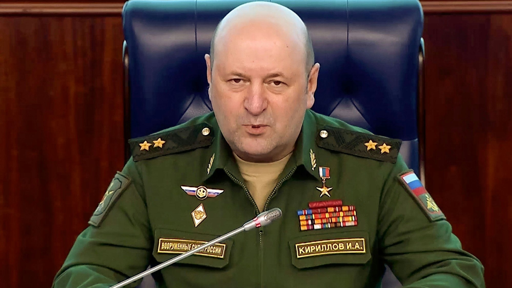 Igor Kirillow war der Leiter der Strahlen-, chemischen und biologischen Abwehrtruppen der russischen Streitkräfte.