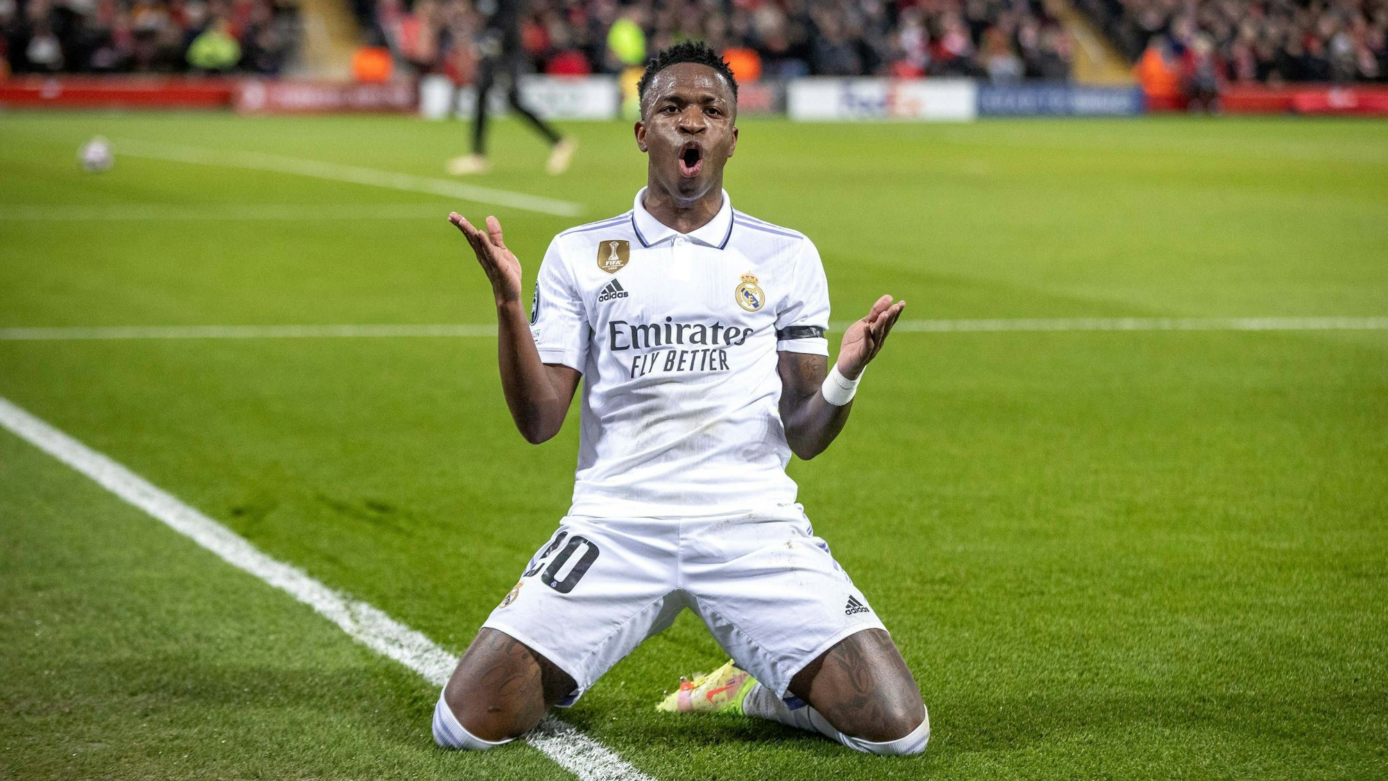 Nach dem Ärger beim Ballon d'Or darf Vinícius Júnior doch noch jubeln.