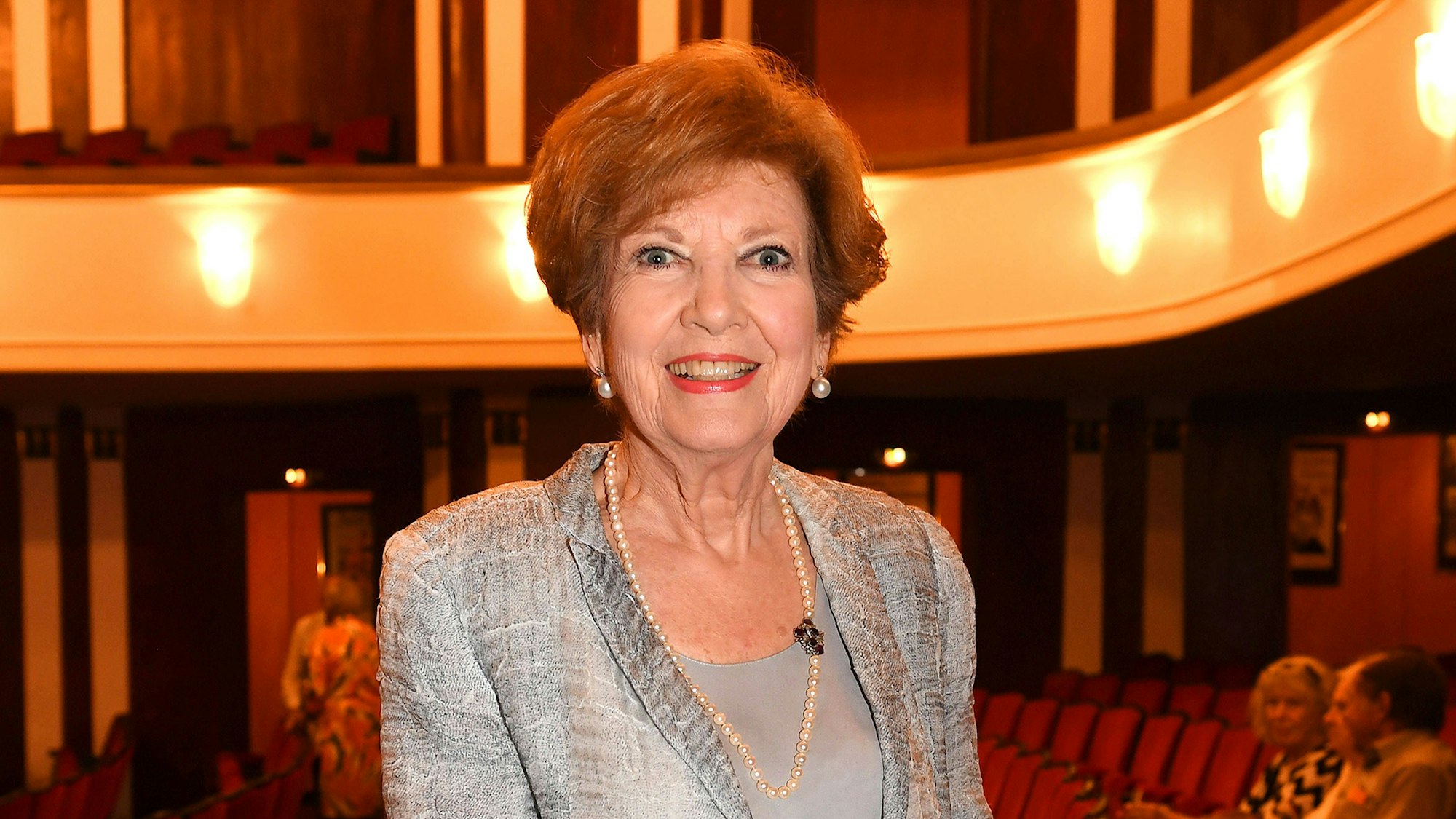 Carolin Reiber bei einer Theaterpremiere im August 2024.