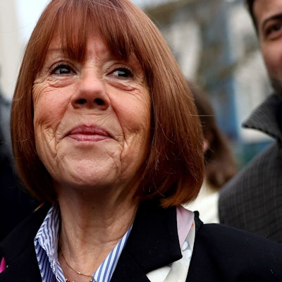 Gisèle Pélicot bei ihrer Ankunft am Gericht am Donnerstag. Ihr Ex-Ehemann wurde in allen Anklagepunkten schuldig gesprochen.