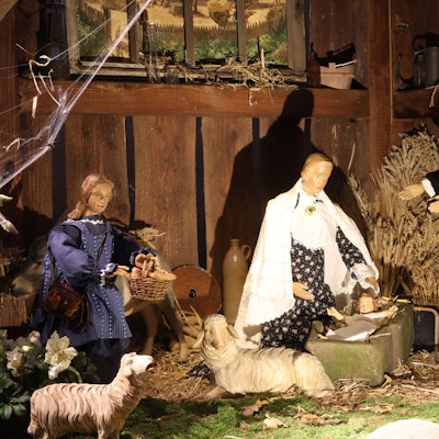 Eine Ansicht der Weihnachtskrippe in Wipperfürth, St. Nikolaus.