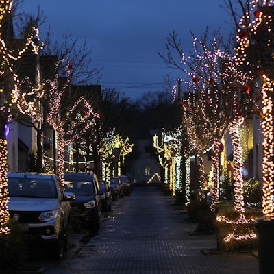 Die Elisabethstraße in Troisdorf wird wie in den Vorjahren zur Weihnachtsstraße.
