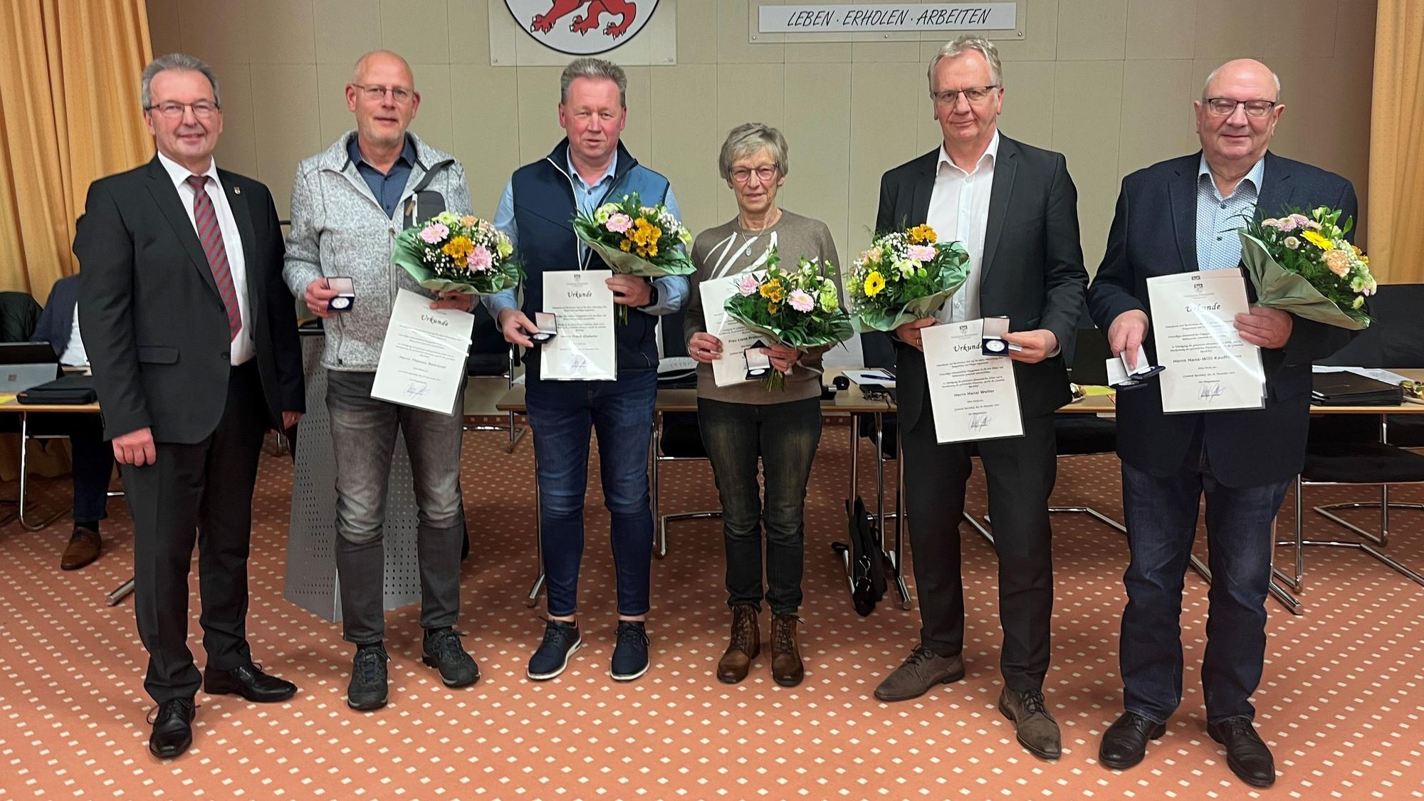 Ehrung für Ehrenamtler in Reichshof