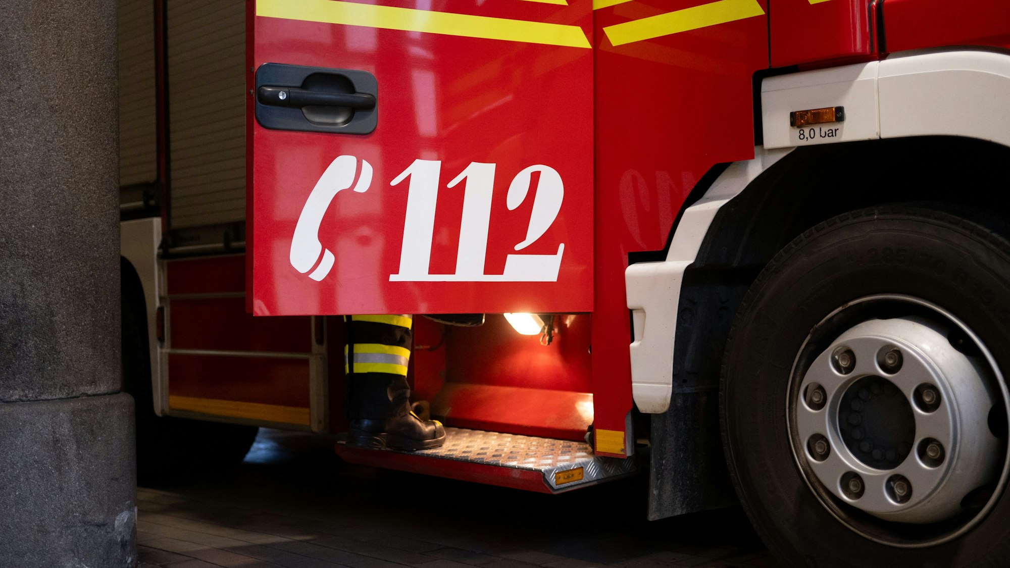 Ein Fahrzeug der Feuerwehr.