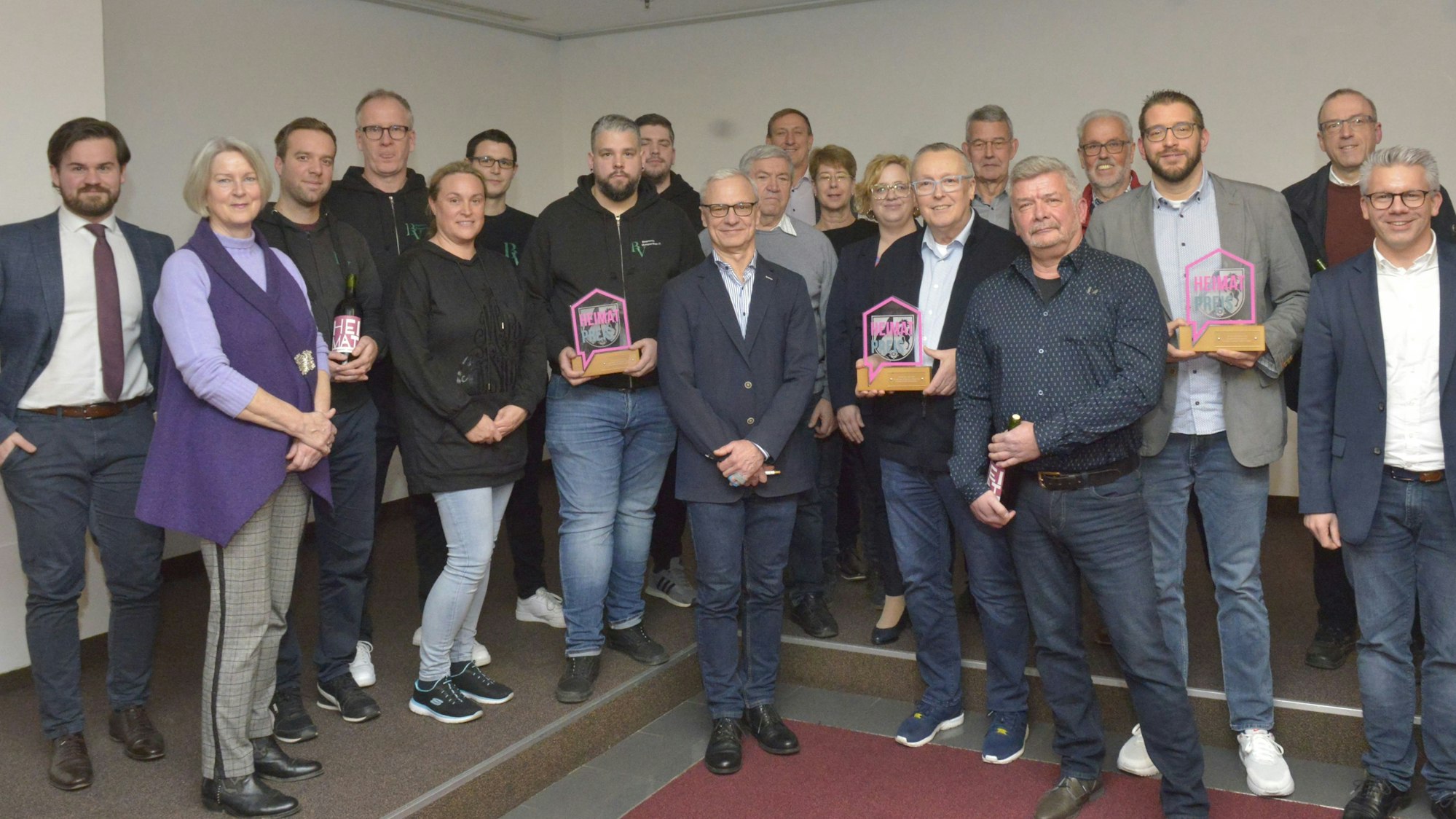 erleihung des Heimatpreises der Gemeinde Lindlar an drei Bürgervereine.