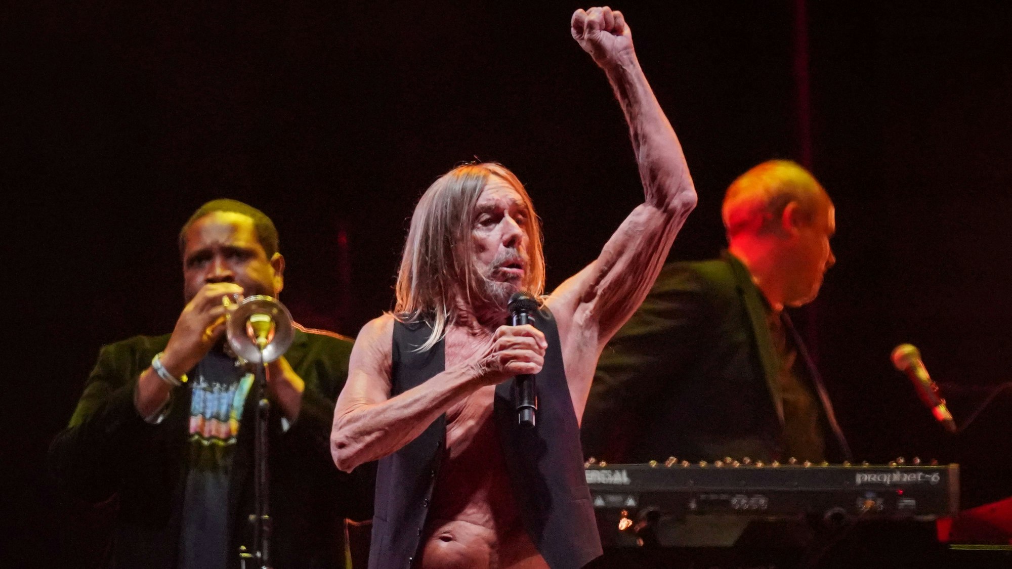 Iggy Pop steht sei 50 Jahren auf der Bühne und ist dabei meistens oben ohne unterwegs.