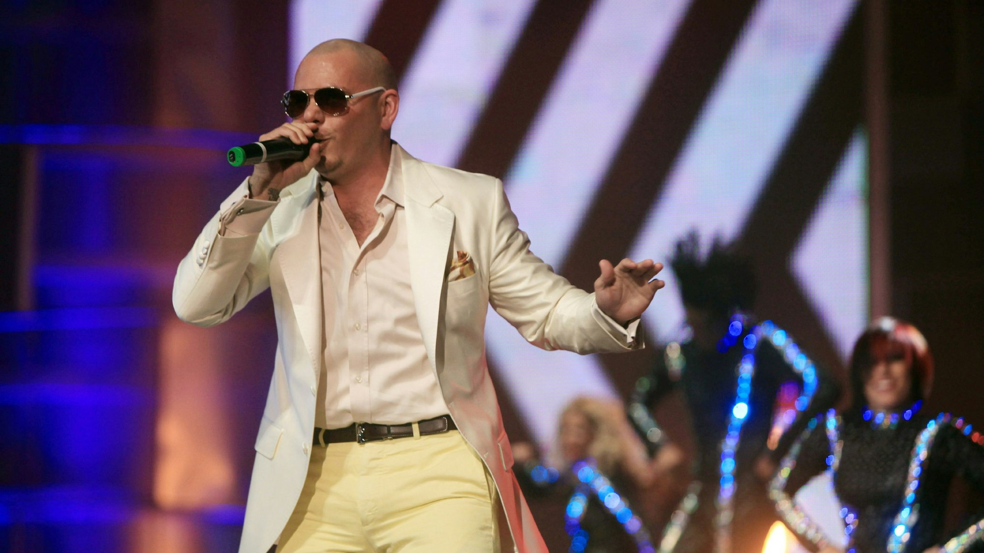 Sänger Pitbull hat zahlreiche Hits vorzuweisen.