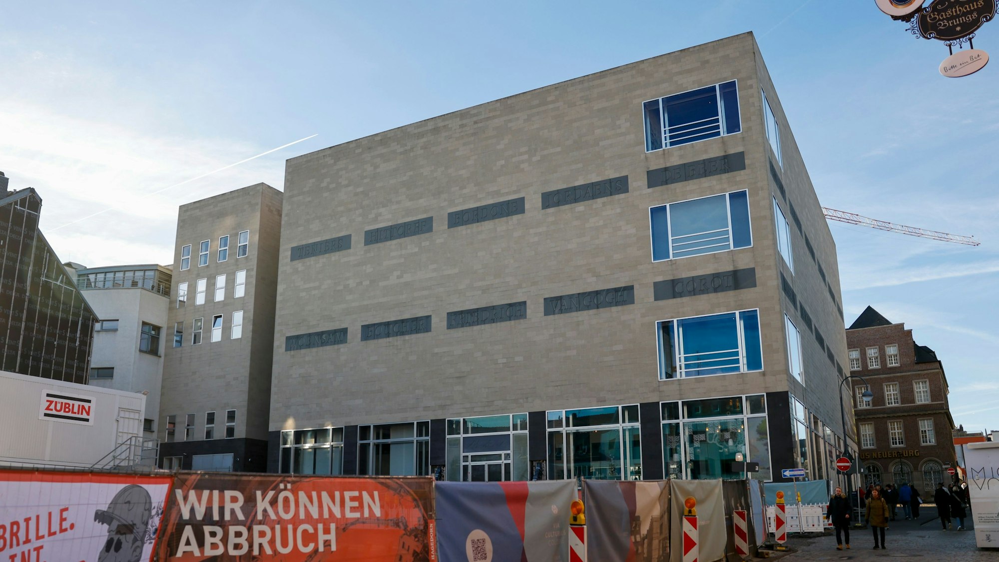 Blick auf das Wallraf-Richartz-Museum & Fondation Corboud
in Köln.