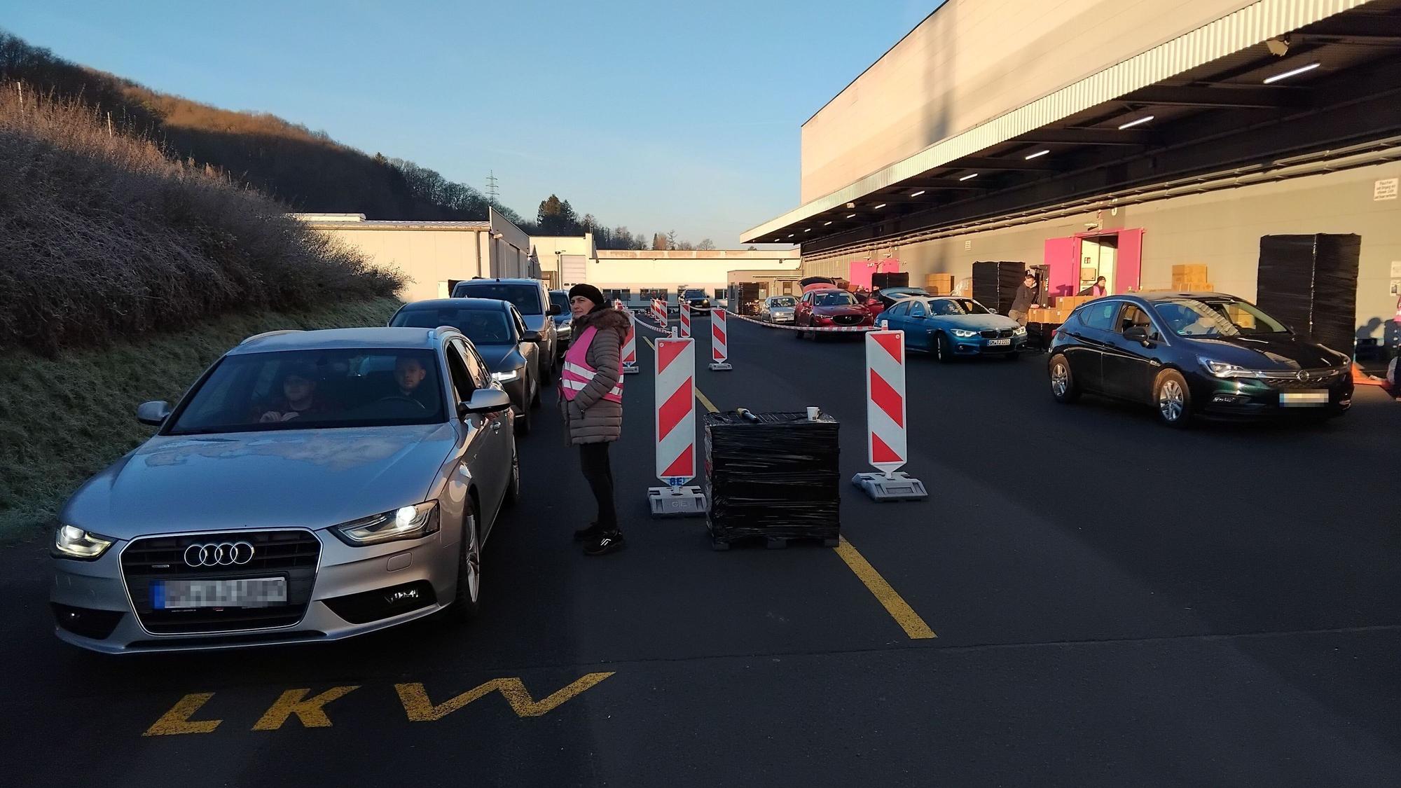 Pilgern zur Pyrotechnik: Durch die Online-Terminbuchung lief der Werksverkauf bei Weco reibungslos.